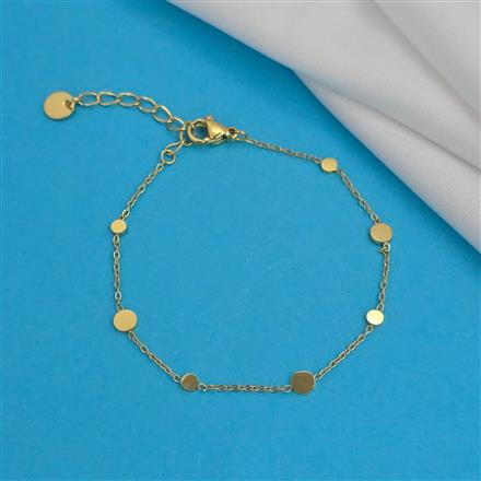 Western Plain Gold Bracelet