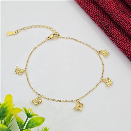 Western Anti Tarnish Steel Anklet