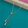 Western Plain Gold Chain Pendant