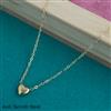 Western Plain Gold Chain Pendant