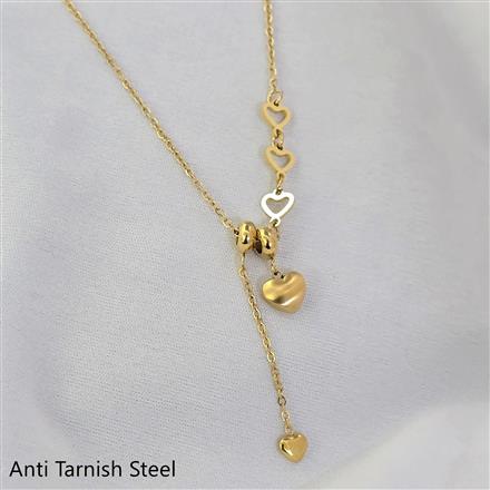 Western Plain Gold Chain Pendant