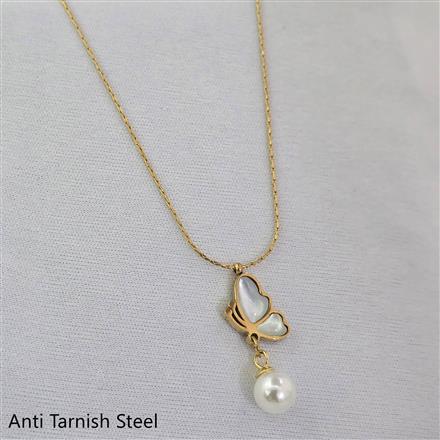 Western Mother Of Pearl Chain Pendant