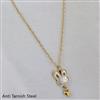 Western Mother Of Pearl Chain Pendant