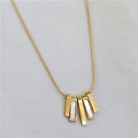 Western Mother Of Pearl Chain Pendant