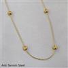 Western Plain Gold Chain Pendant
