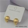 Western Plain Gold Earring