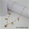 Western Anti Tarnish Steel Chain Pendant