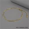 Western Anti Tarnish Steel Anklet