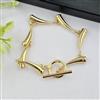 Western Plain Gold Bracelet