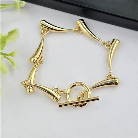 Western Plain Gold Bracelet