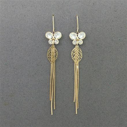 Buy Western Long Earrings with gold plating 72693 Kanhai Jewels