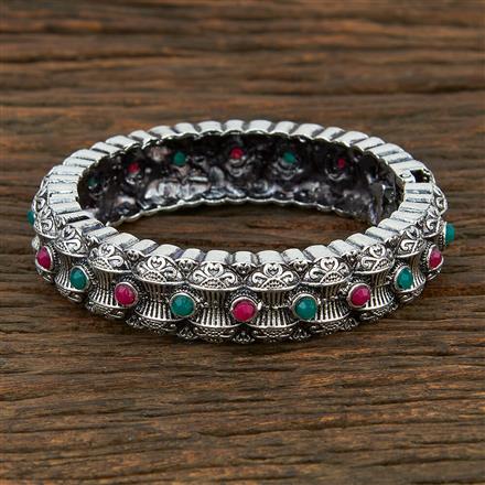 Classic Kada With Oxidised Plating