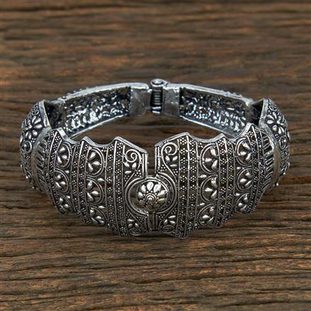 Broad Kada With Oxidied Plating