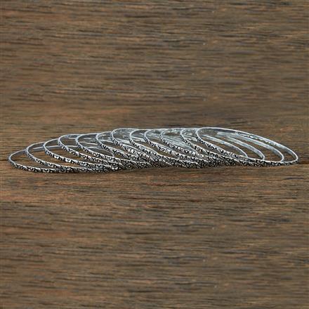 Classic Bangles With Oxidied Plating