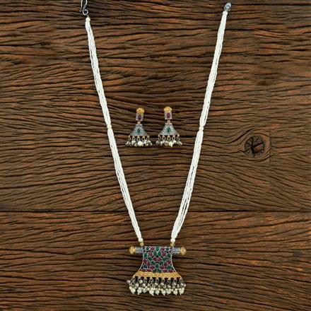 Long Necklace With 2 Tone Plating