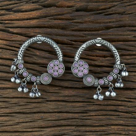 Classic Earring With Oxidied Plating