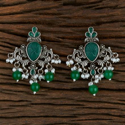 Trendy Earring With Oxidised Plating