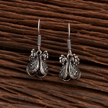 Jhumki With Oxidised Plating