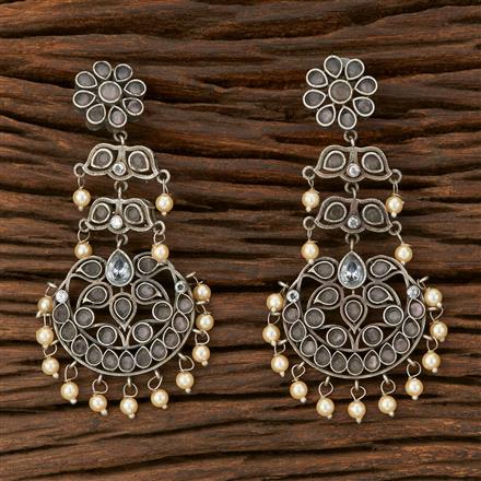 Chand Earring With Black Plating