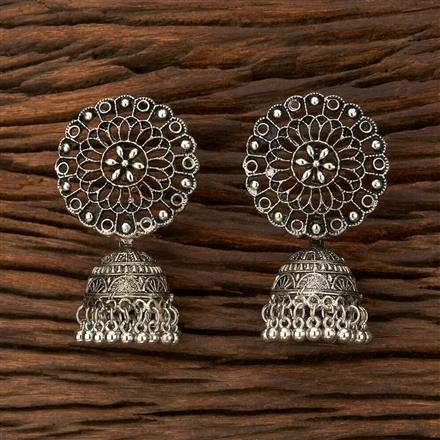 Jhumki With Black Plating