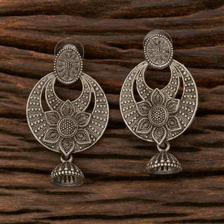 Chand Earring With Black Plating