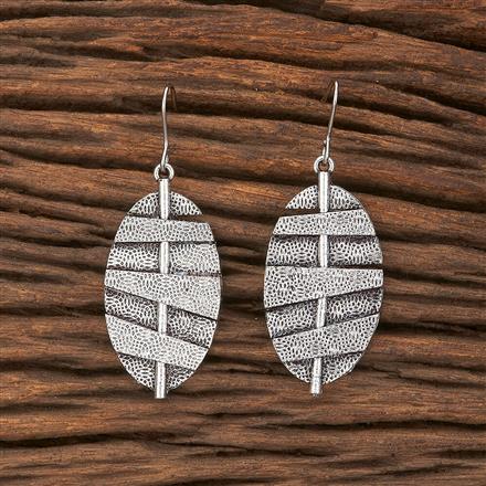 Classic Earring With Oxidised Plating