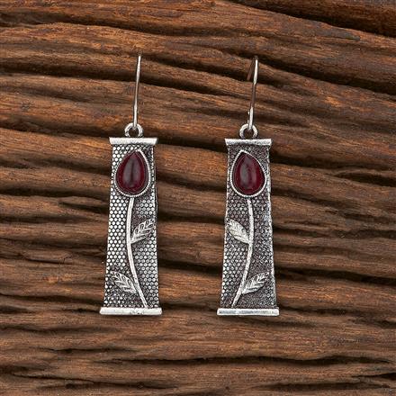 Classic Earring With Oxidised Plating