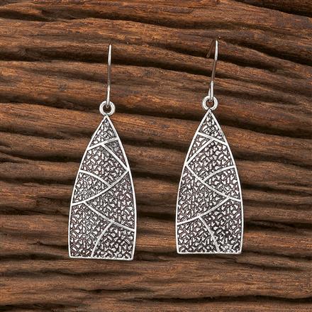 Classic Earring With Oxidised Plating