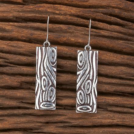 Classic Earring With Oxidised Plating