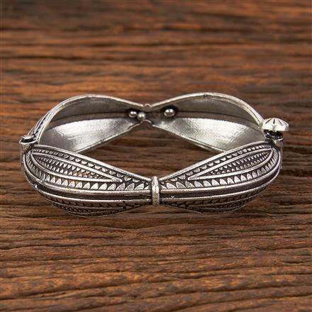 Classic Kada With Oxidised Plating