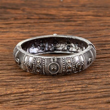 Classic Kada With Oxidised Plating