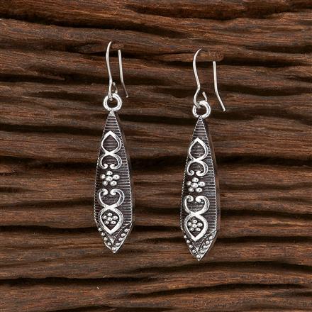 Classic Earring With Oxidised Plating