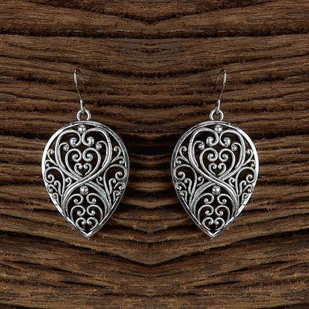 Hoops Earring With Oxidised Plating