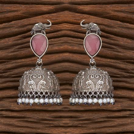 Jhumki With Black Plating