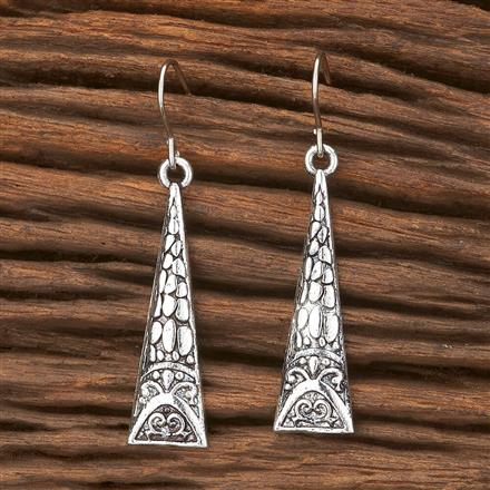 Classic Earring With Oxidised Plating