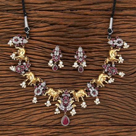 Trendy Necklace With 2 Tone Plating