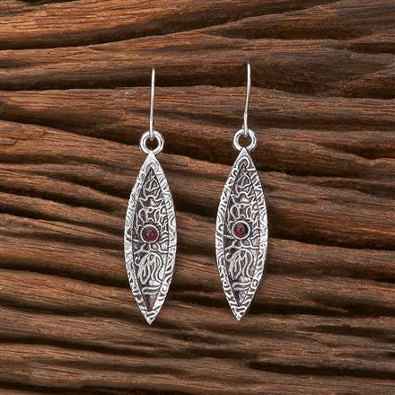 Classic Earring With Oxidised Plating