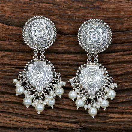Classic Earring With Oxidised Plating
