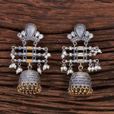 Jhumki With 2 Tone Plating