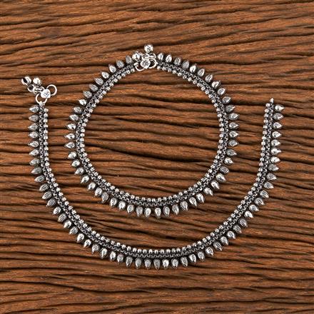 Classic Payal With Oxidised Plating