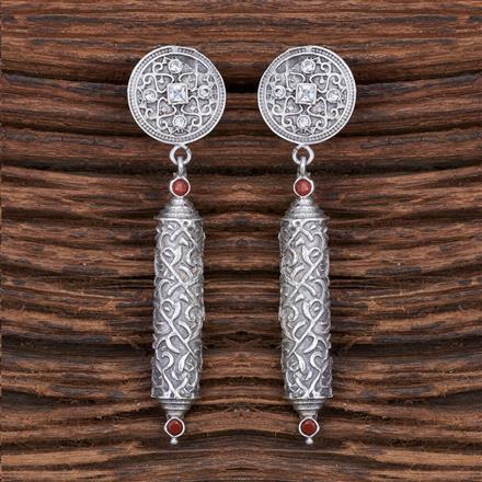 Classic Earring With Oxidised Plating