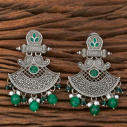 Classic Earring With Oxidised Plating