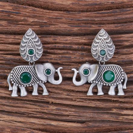 Trendy Earring With Black Plating