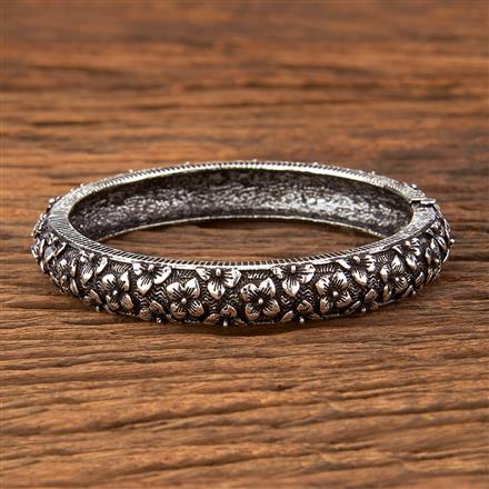 Openable Kada With Oxidised Plating