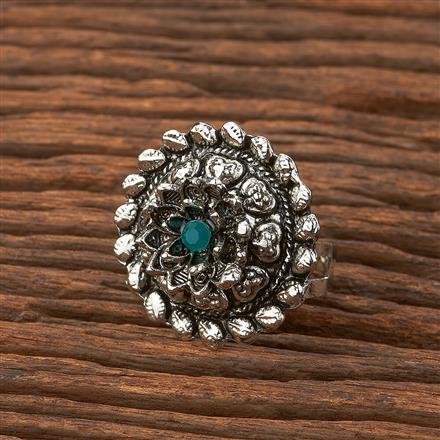 Adjustable Ring With Oxidised Plating