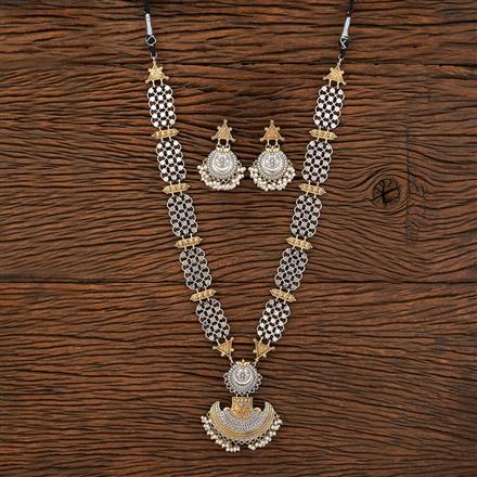 Long Necklace With 2 Tone Plating