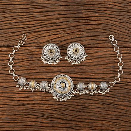 Classic Necklace With 2 Tone Plating