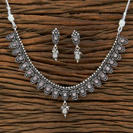 Delicate Necklace With Oxidised Plating