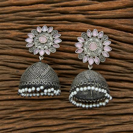 Jhumki With Black Plating