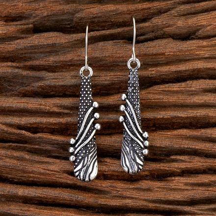 Classic Earring With Oxidised Plating